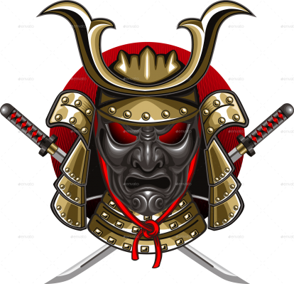 Demon samurai mask 4